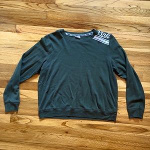 PINK - Army Green Crew neck - L
